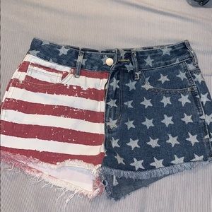 PacSun denim shorts